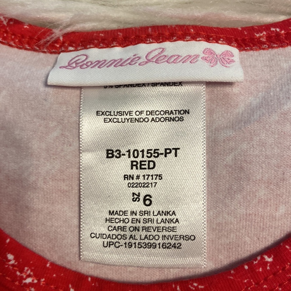 Bonnie Jean Girls Dress size 6 brand new with tag color red - Picture 2 of 9